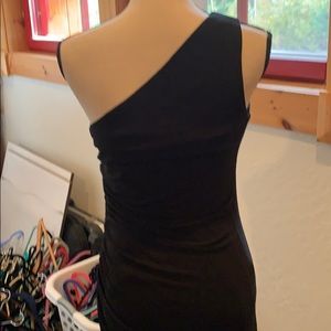 Evening dress asymmetric